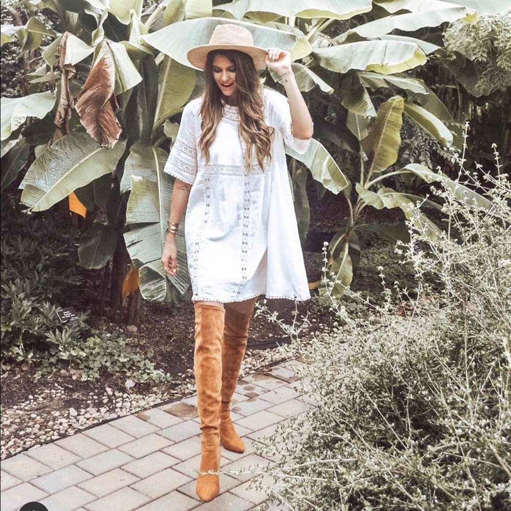 White Boho Dress